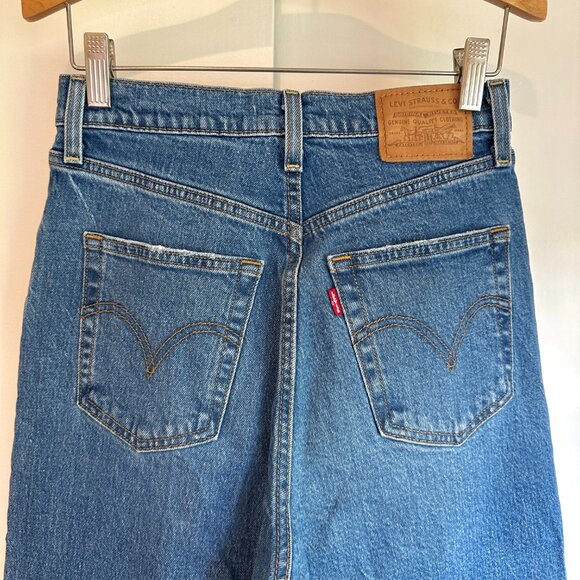 LEVI’S Ribcage Straight Ankle Jeans - Size 26 - Picture 12 of 13